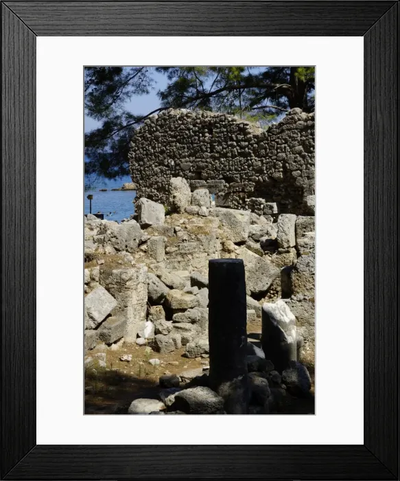 Framed Print : Turkey, Lykia, Phaselis Framed Print : Turkey, Lykia, Phaselis