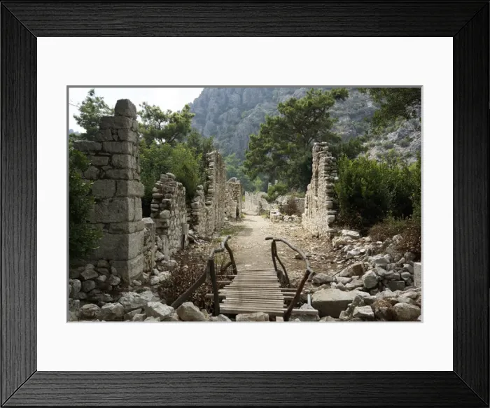 Framed Print : Turkey, Lykia, Olympos Framed Print : Turkey, Lykia, Olympos