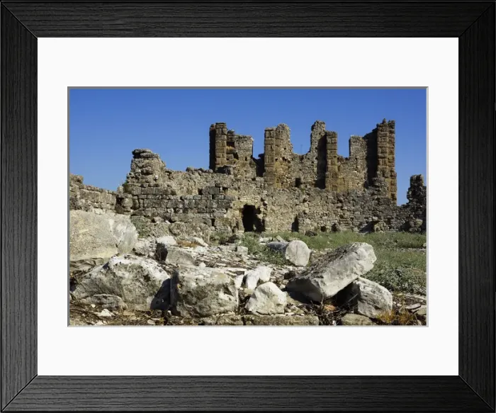 Framed Print : Turkey, Antalya east, Aspendos, Akropolis Framed Print : Turkey, Antalya east, Aspendos, Akropolis
