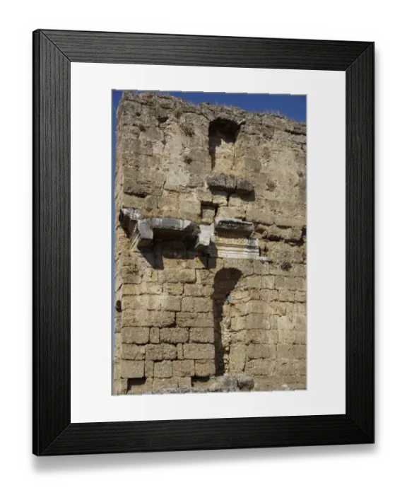 Framed Print : Turkey, Antalya east, Aspendos, Akropolis Framed Print : Turkey, Antalya east, Aspendos, Akropolis