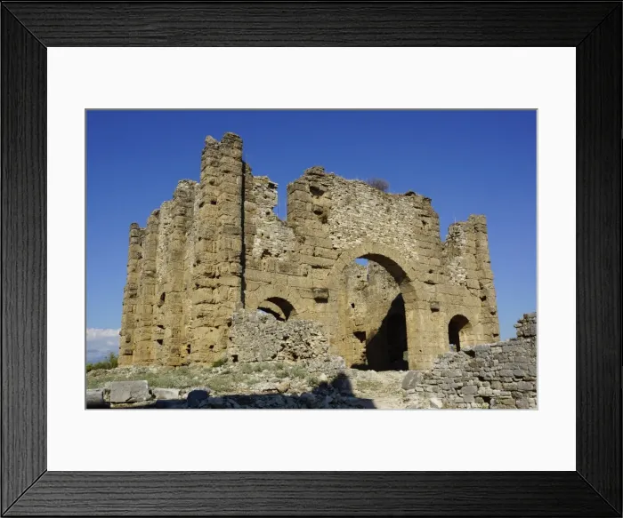 Framed Print : Turkey, Antalya east, Aspendos, Akropolis Framed Print : Turkey, Antalya east, Aspendos, Akropolis