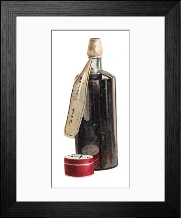 Framed Print : Greetings card in the shape of medicines Framed Print : Greetings card in the shape of medicines