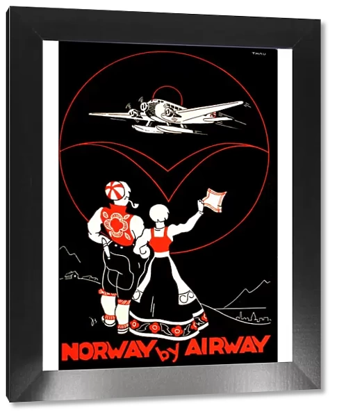Poster, Norway by Airway