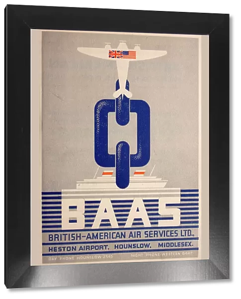 Poster, British-American Air Services Ltd