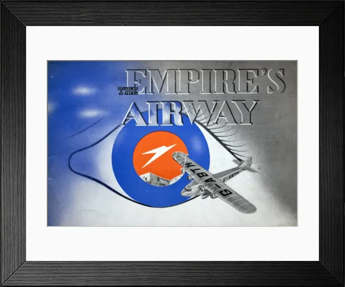 Framed Print : Poster, The Empires Airway Framed Print : Poster, The Empires Airway