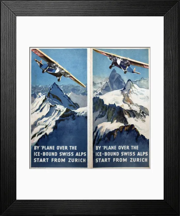 Framed Print : Cover designs, By Plane over the Swiss Alps Framed Print : Cover designs, By Plane over the Swiss Alps