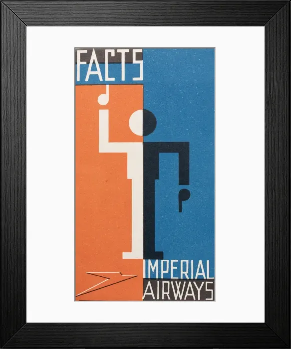 Framed Print : Poster, Imperial Airways Facts Framed Print : Poster, Imperial Airways Facts