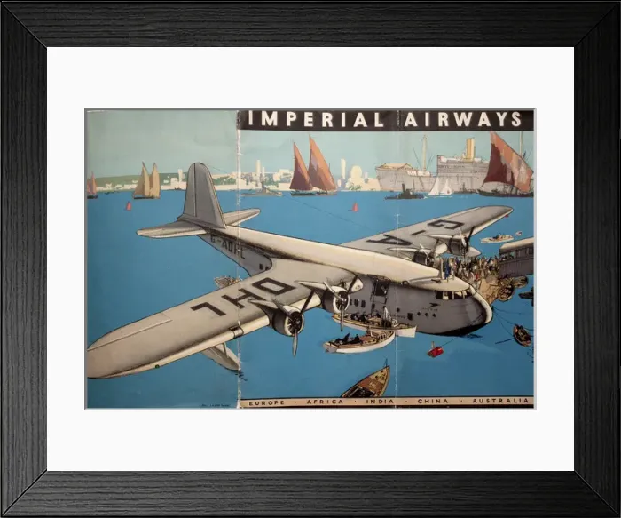 Framed Print : Cover design, Imperial Airways Framed Print : Cover design, Imperial Airways