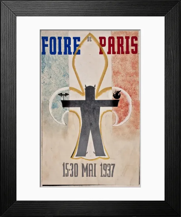 Framed Print : Poster, Foire de Paris, May 1937 Framed Print : Poster, Foire de Paris, May 1937