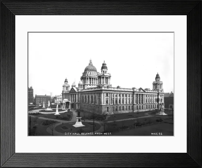 Framed Print : City Hall, Belfast, from West Framed Print : City Hall, Belfast, from West