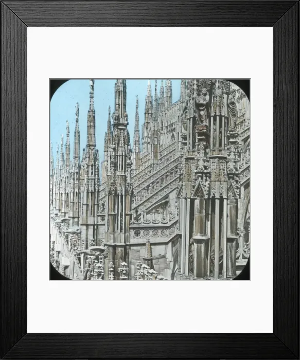 Framed Print : Italian Lakes - Rooftop (view) of Cathedral Framed Print : Italian Lakes - Rooftop (view) of Cathedral
