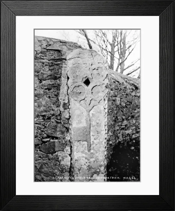 Framed Print : St Patricks Cross, Saul, Downpatrick Framed Print : St Patricks Cross, Saul, Downpatrick