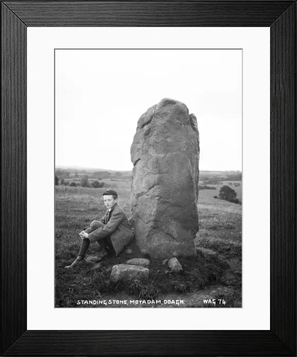 Framed Print : Standing Stone, Moyadam, Doagh Framed Print : Standing Stone, Moyadam, Doagh