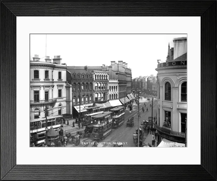 Framed Print : Castle Junction, Belfast Framed Print : Castle Junction, Belfast