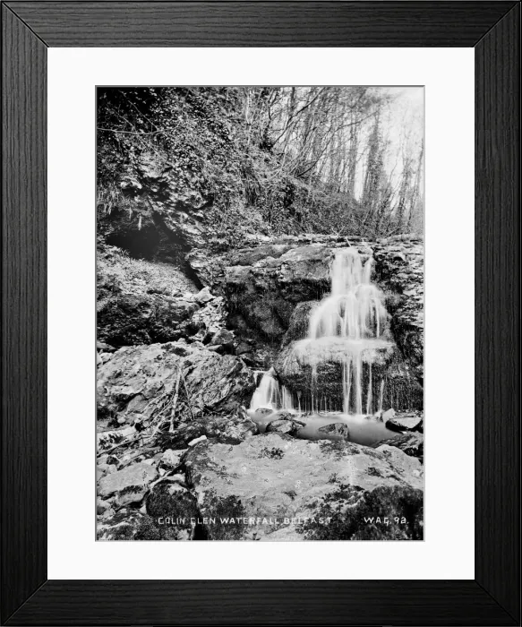 Framed Print : Colin Glen Waterfall, Belfast Framed Print : Colin Glen Waterfall, Belfast