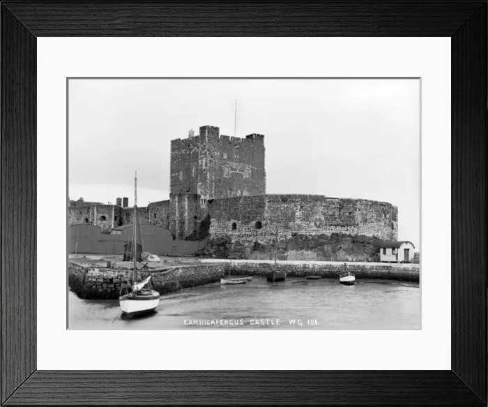 Framed Print : Carrickfergus Castle Framed Print : Carrickfergus Castle