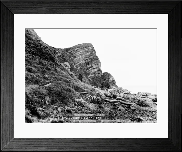Framed Print : The Gobbins Cliff Head Framed Print : The Gobbins Cliff Head