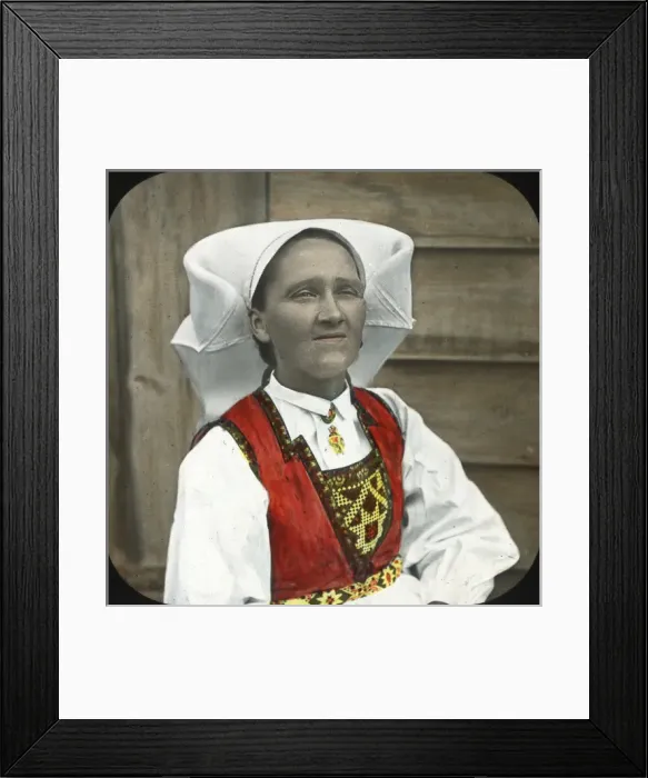 Framed Print : Western Norway - Married woman (- Hardangerfjord) Framed Print : Western Norway - Married woman (- Hardangerfjord)