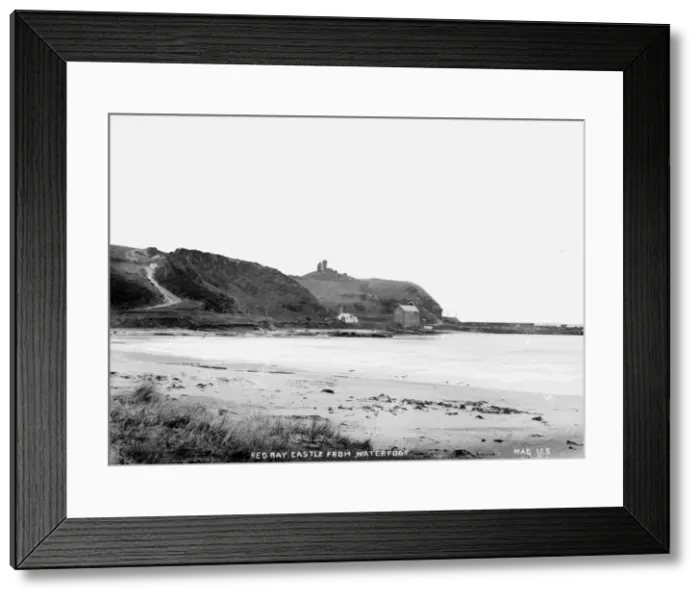 Framed Print : Red Bay Castle from Waterfoot Framed Print : Red Bay Castle from Waterfoot