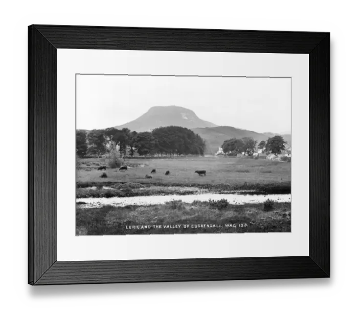 Framed Print : Lurig and the Valley of Cushendall Framed Print : Lurig and the Valley of Cushendall