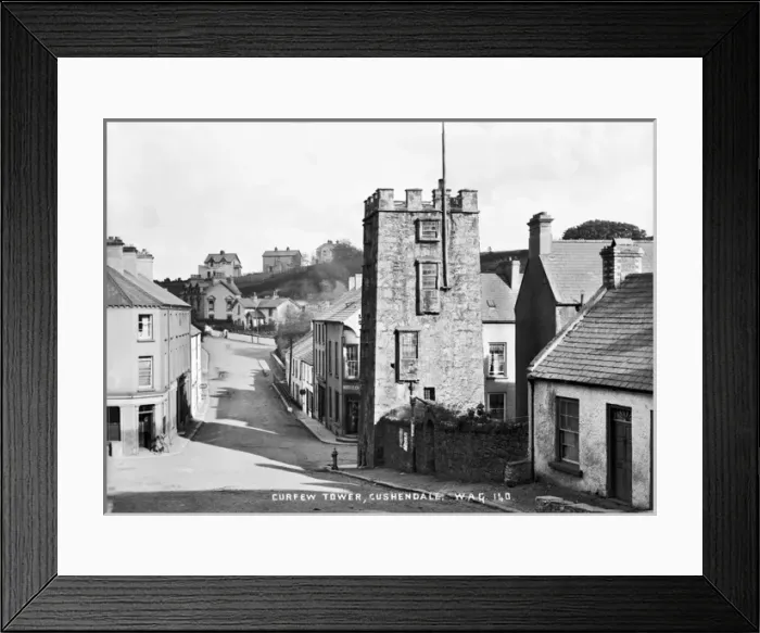 Framed Print : Curfew Tower, Cushendall Framed Print : Curfew Tower, Cushendall