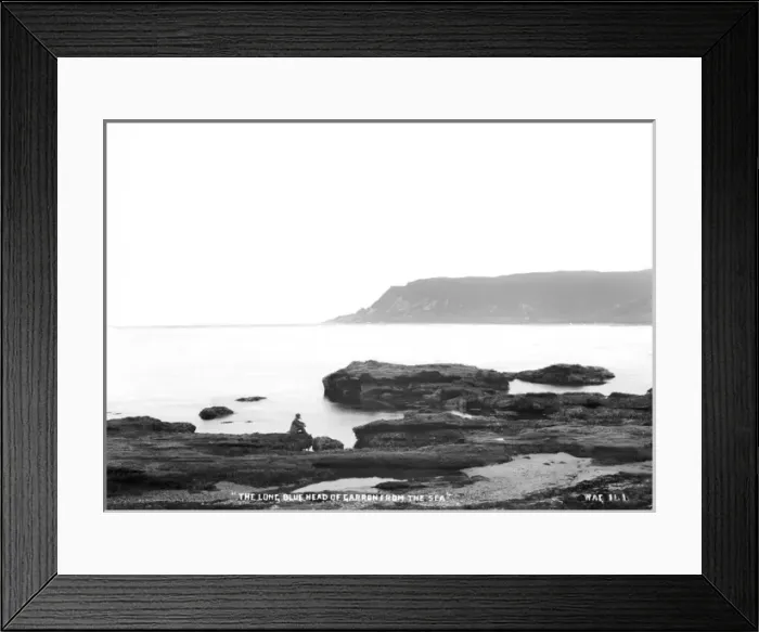 Framed Print : The Long Blue Head of Garron from the Sea Framed Print : The Long Blue Head of Garron from the Sea