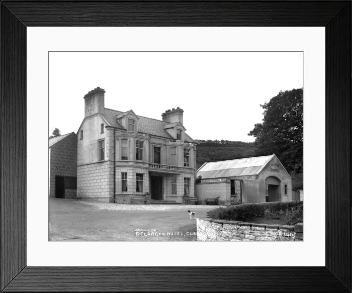 Framed Print : Delargys Hotel, Cushendall Framed Print : Delargys Hotel, Cushendall