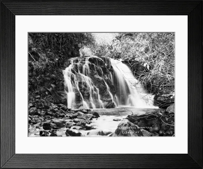 Framed Print : Tears of the Mountain, Glenariff Framed Print : Tears of the Mountain, Glenariff