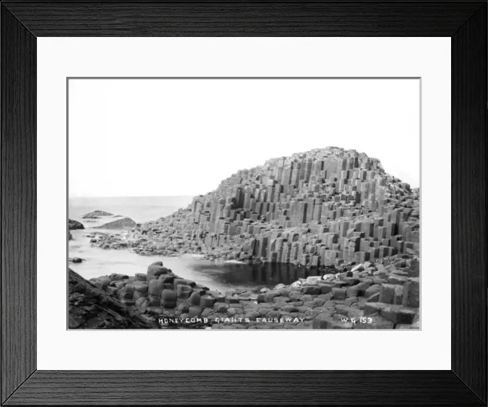 Framed Print : Honeycomb Giants Causeway Framed Print : Honeycomb Giants Causeway