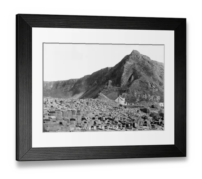 Framed Print : The Grand Causeway from the Sea Framed Print : The Grand Causeway from the Sea