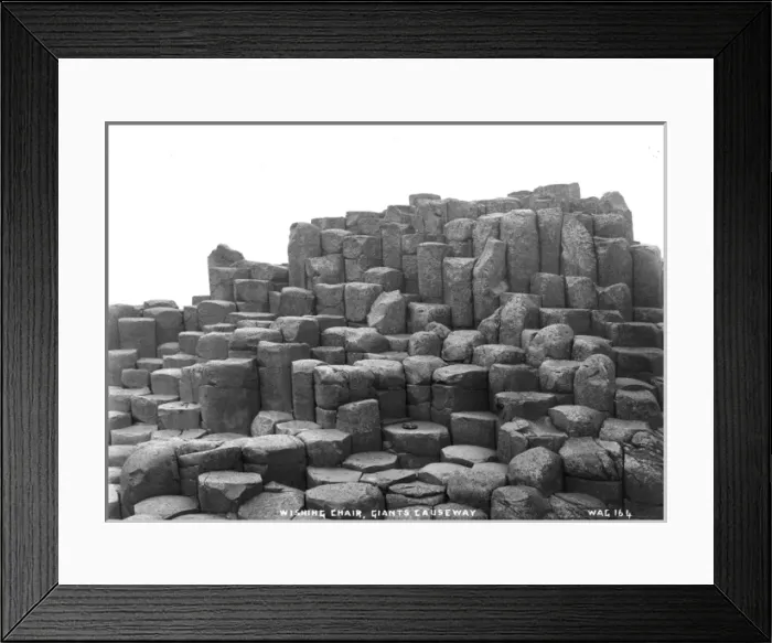 Framed Print : Wishing Chair, Giants Causeway