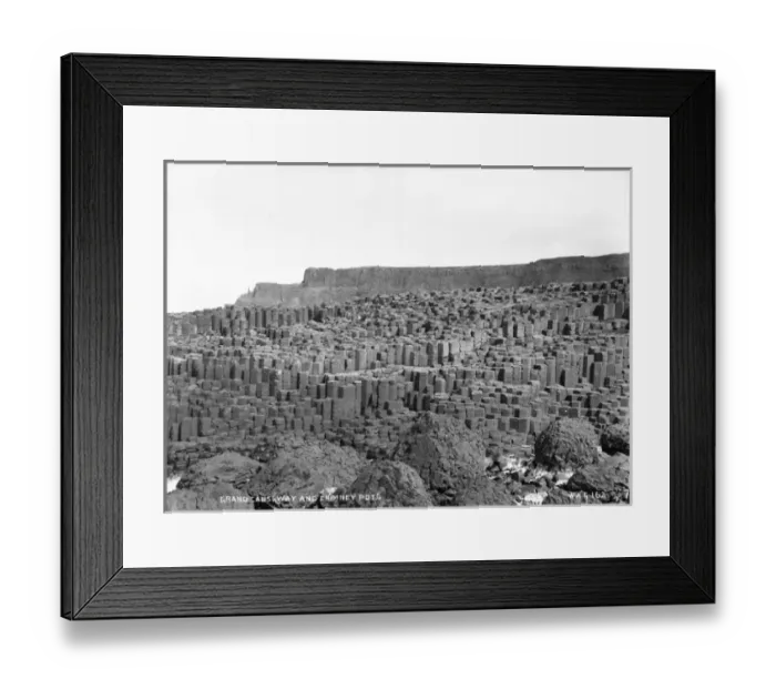 Framed Print : Grand Causeway and Chimney Pots Framed Print : Grand Causeway and Chimney Pots