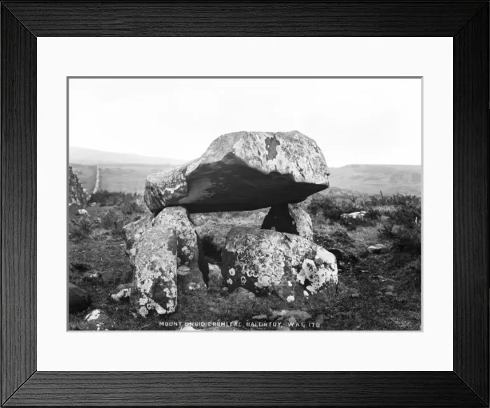 Framed Print : Mount Druid Cromlech, Ballintoy Framed Print : Mount Druid Cromlech, Ballintoy