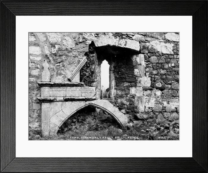 Framed Print : Tomb, Bonamargy Abbey, Ballycastle Framed Print : Tomb, Bonamargy Abbey, Ballycastle
