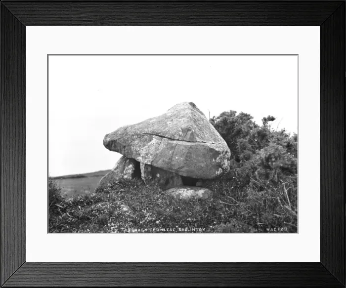 Framed Print : Gleenagh Cromlech, Ballintoy Framed Print : Gleenagh Cromlech, Ballintoy