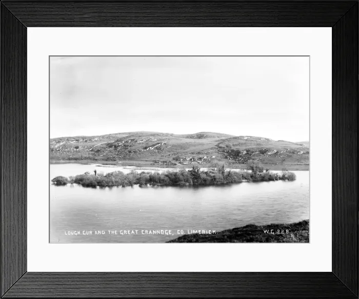 Framed Print : Lough Gur and the Great Crannoge, Co Limerick Framed Print : Lough Gur and the Great Crannoge, Co Limerick