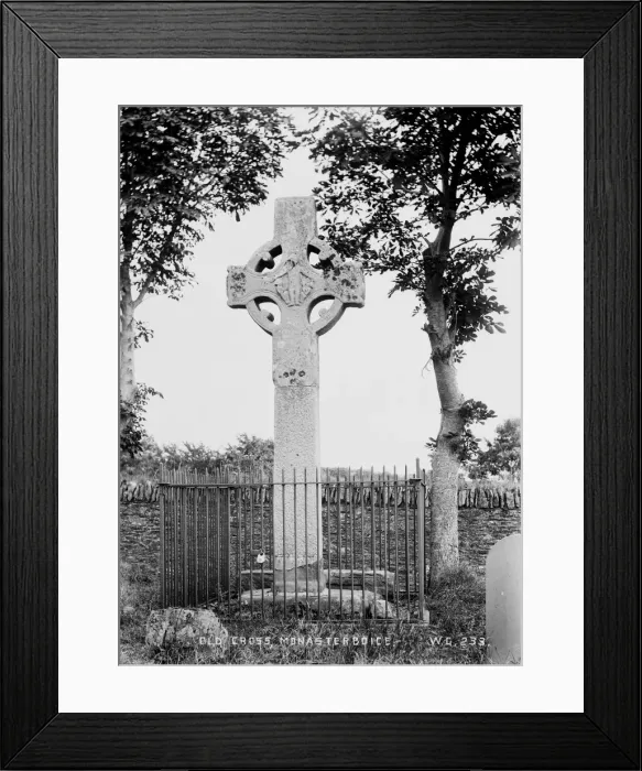 Framed Print : Old Cross, Monasterboice Framed Print : Old Cross, Monasterboice