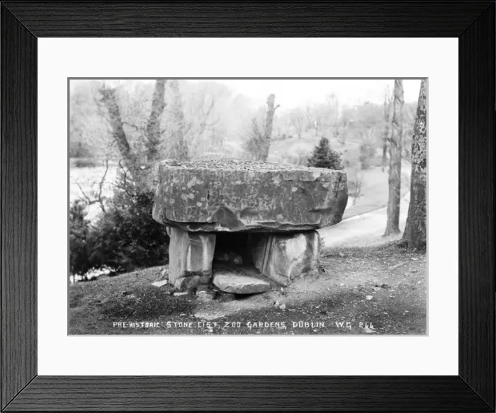 Framed Print : Pre-Historic Stone Cist, Zoo Gardens, Dublin Framed Print : Pre-Historic Stone Cist, Zoo Gardens, Dublin