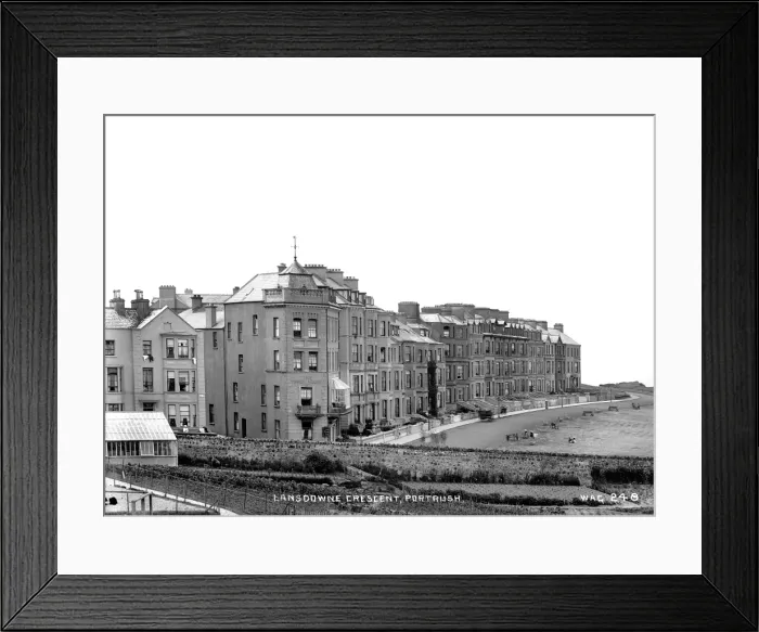 Framed Print : Lansdowne Crescent, Portrush Framed Print : Lansdowne Crescent, Portrush