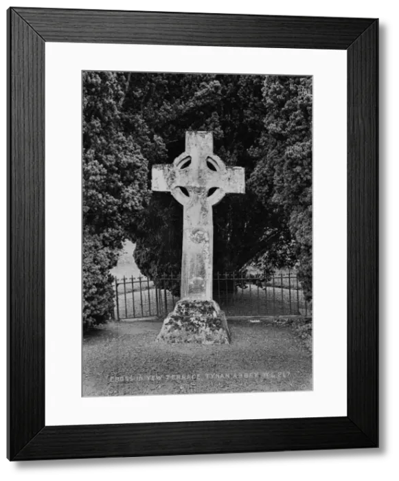 Framed Print : Cross in Yew Terrace, Tynan Abbey Framed Print : Cross in Yew Terrace, Tynan Abbey