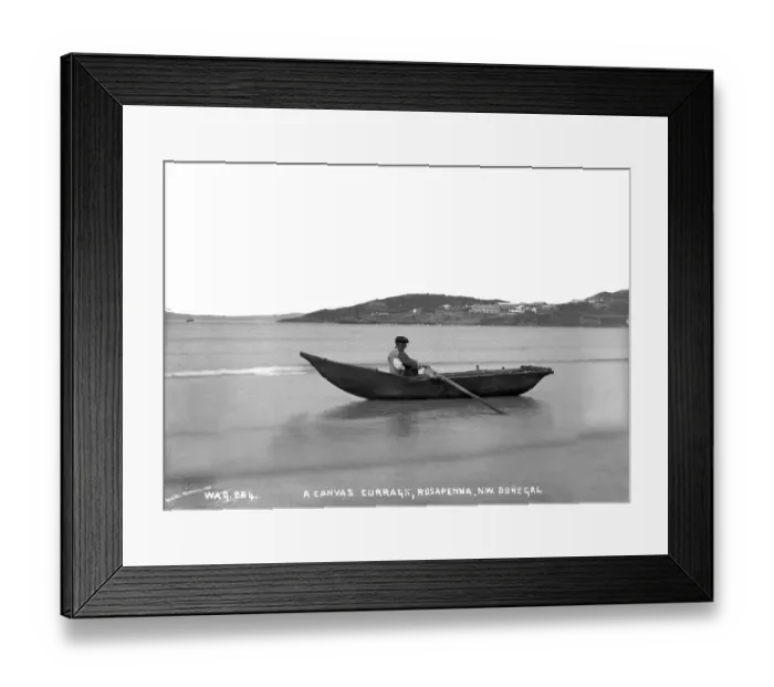 Framed Print : A Canvas Curragh, Rosapenna, NW Donegall Framed Print : A Canvas Curragh, Rosapenna, NW Donegall