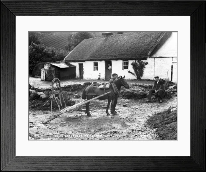 Framed Print : Slipe used for Carrying Corn, Carnlough Framed Print : Slipe used for Carrying Corn, Carnlough
