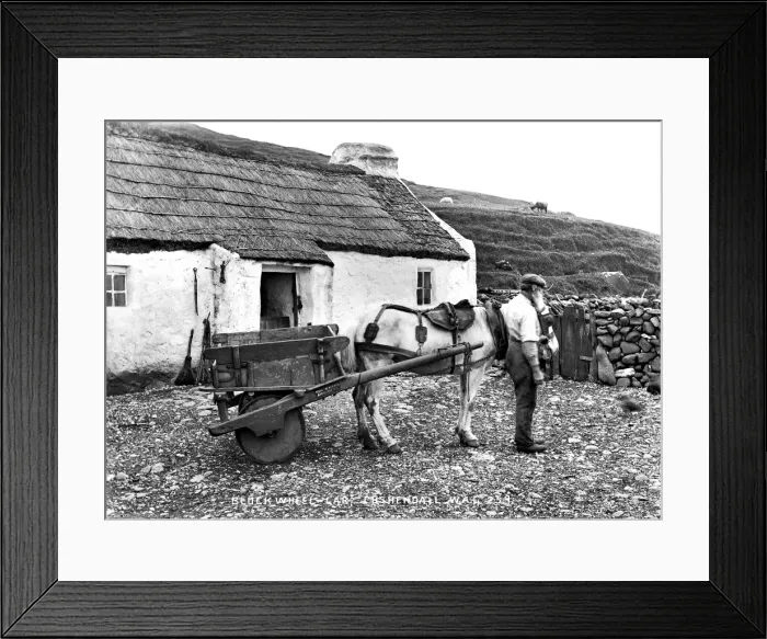 Framed Print : Block Wheel Car, Cushendall Framed Print : Block Wheel Car, Cushendall