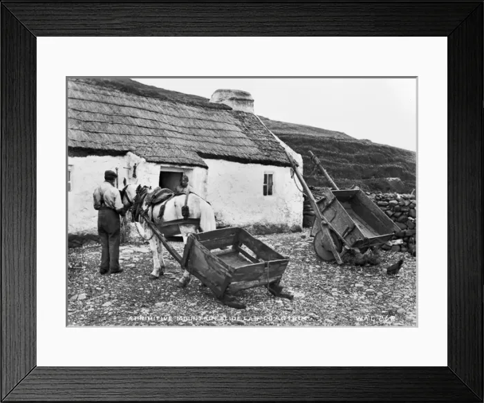 Framed Print : A Primitive Mountain Slide Car, Co Antrim Framed Print : A Primitive Mountain Slide Car, Co Antrim