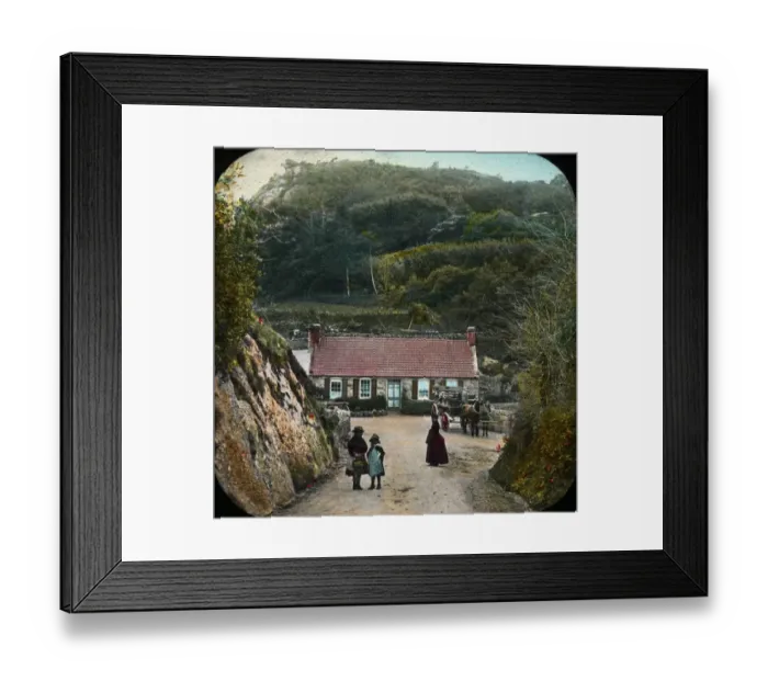 Framed Print : The Channel Islands - Rozel Bay Cottage Framed Print : The Channel Islands - Rozel Bay Cottage