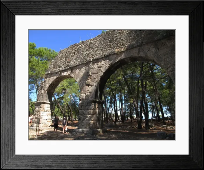 Framed Print : Turkey, Lykia, Phaselis: Aquaeduct Framed Print : Turkey, Lykia, Phaselis: Aquaeduct