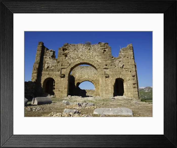 Framed Print : Turkey, Antalya east, Aspendos, Akropolis Framed Print : Turkey, Antalya east, Aspendos, Akropolis
