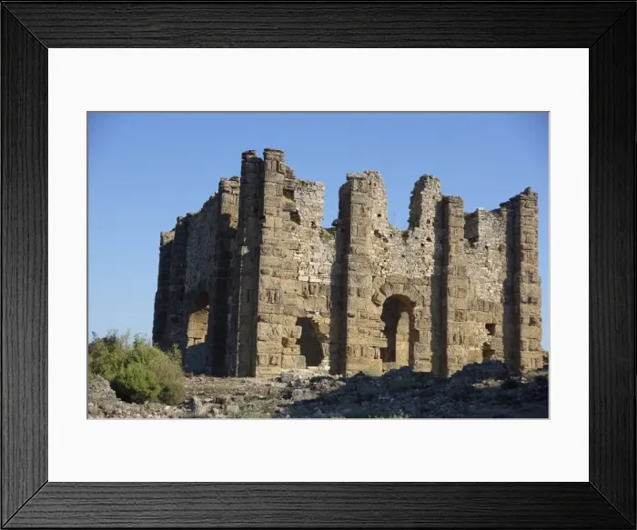 Framed Print : Turkey, Antalya east, Aspendos, Akropolis Framed Print : Turkey, Antalya east, Aspendos, Akropolis
