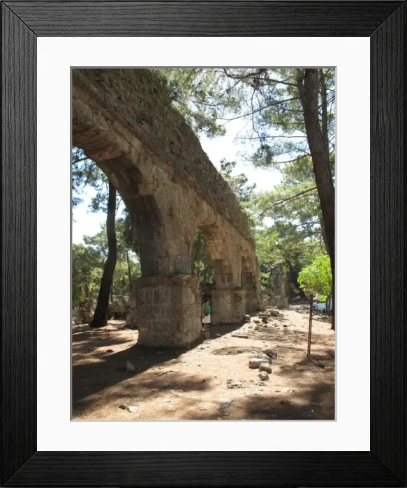 Framed Print : Turkey, Lykia, Phaselis: Aquaeduct Framed Print : Turkey, Lykia, Phaselis: Aquaeduct