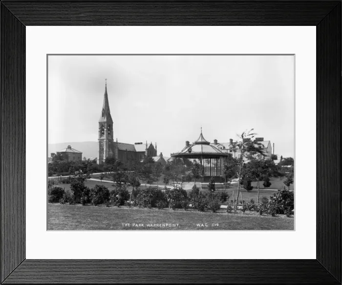 Framed Print : The Park, Warrenpoint